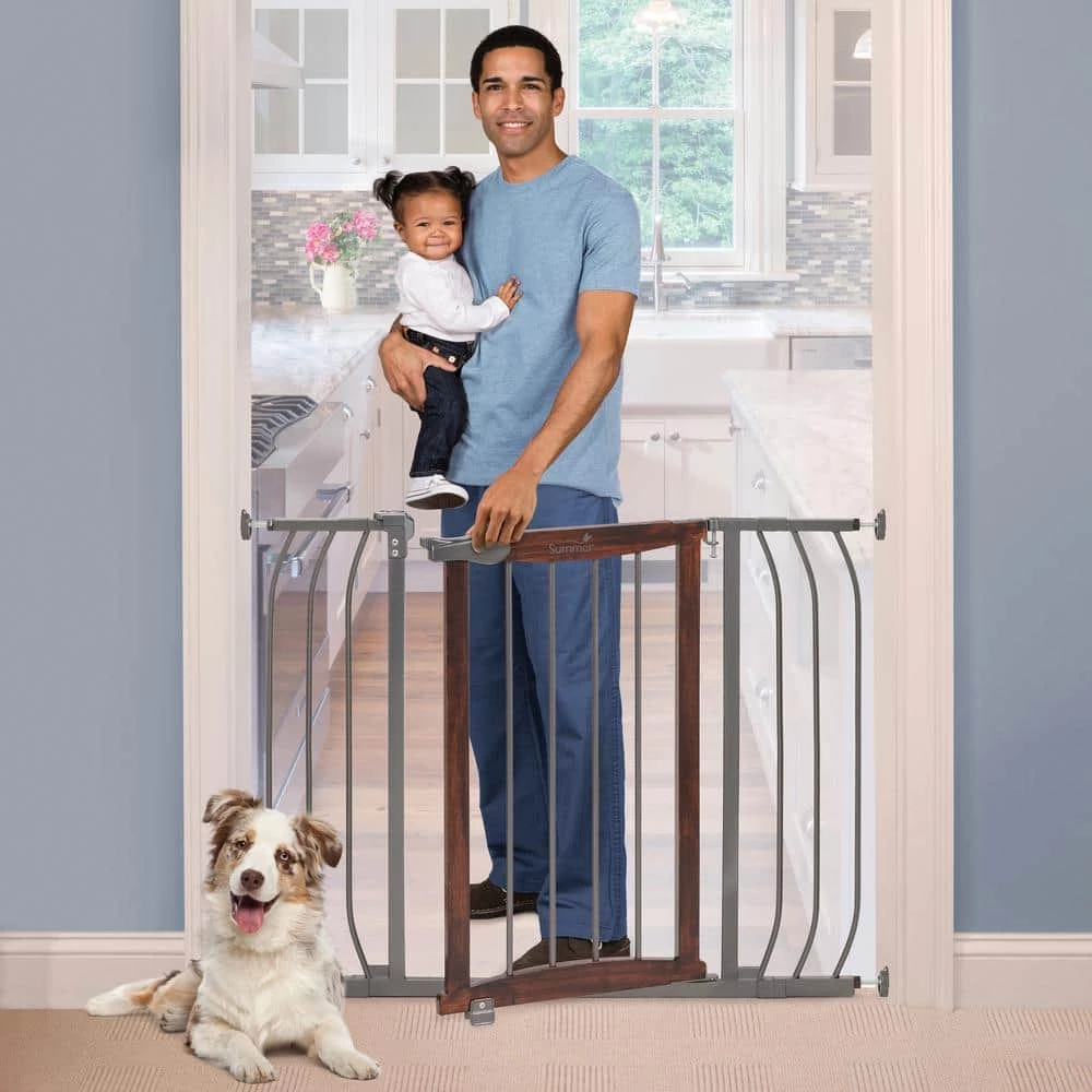 Summer Infant 30 in. Anywhere Decorative Walk-Thru Gate 8 Summer Infant 30 in. Anywhere Decorative Walk-Thru Gate - Image 6