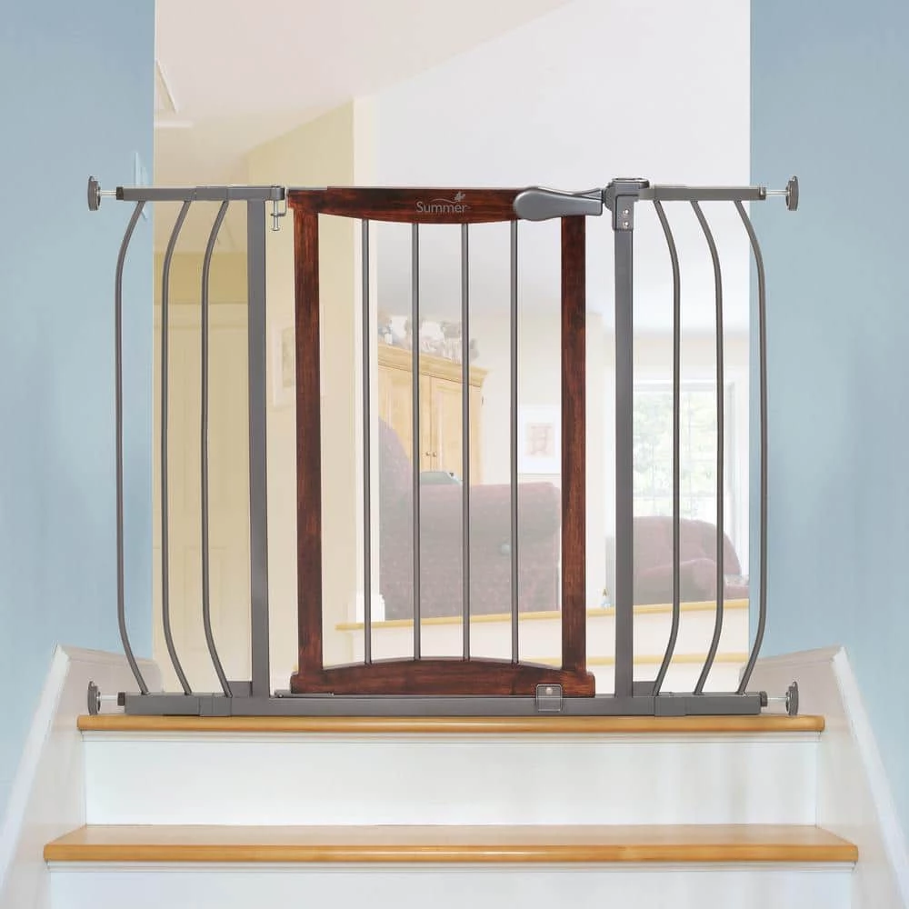 Summer Infant 30 in. Anywhere Decorative Walk-Thru Gate 4 Summer Infant 30 in. Anywhere Decorative Walk-Thru Gate - Image 2