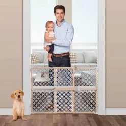 Summer Infant 24 in. Secure Pressure Mount Wood/Plastic Mesh Gate -Safety & Security Tools Sales Shop summer infant baby gates 27540 31 1000