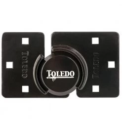 TOLEDO Black Series Shackle-Less Steel Padlock and Hasp