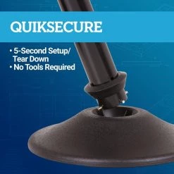 USW US Weight Heavy-Duty Black Premium Steel Stanchion with 13 ft. Black Retractable Belt (2-Pack) -Safety & Security Tools Sales Shop usw other emergency accessories u2102ext 1f 1000