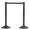 USW US Weight Heavy-Duty Black Premium Steel Stanchion with 13 ft. Black Retractable Belt (2-Pack) -Safety & Security Tools Sales Shop usw other emergency accessories u2102ext 64 1000