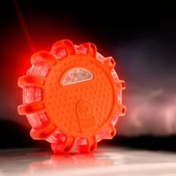 Wagan Tech FRED Light Flashing Roadside Emergency Disk Off-Road Flare (3-Pack) -Safety & Security Tools Sales Shop wagan tech other emergency accessories 2639 3 1f 1000