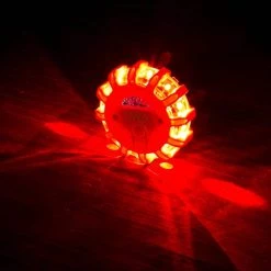 Wagan Tech FRED Light Flashing Roadside Emergency Disk Off-Road Flare (3-Pack) -Safety & Security Tools Sales Shop wagan tech other emergency accessories 2639 3 fa 1000