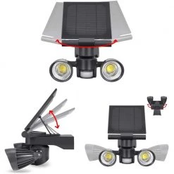 Wasserstein Blink Floodlight and Solar Panel Charger - Motion-Activated for Blink Outdoor, Blink XT and Blink XT2 Camera (Black) -Safety & Security Tools Sales Shop wasserstein home safety accessories 4895230301999 4f 1000