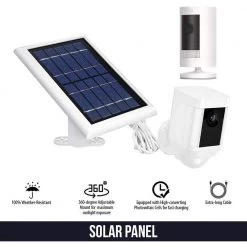 Wasserstein Solar Panel Compatible with Ring Spotlight Cam Battery and Ring Stick Up Cam Battery (3 Pack, White) -Safety & Security Tools Sales Shop wasserstein home safety accessories 4895230302033 c3 1000