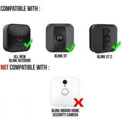 Wasserstein Solar Panel with Internal Battery for Blink Outdoor, Blink XT and Blink XT2 Security Camera (3-Pack, White) -Safety & Security Tools Sales Shop wasserstein home safety accessories 4895230303030 fa 1000