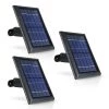 Wasserstein Solar Panel Compatible with Arlo Essential Spotlight and XL Spotlight Camera Only with 13.1 ft. Cable in Black (3-Pack) -Safety & Security Tools Sales Shop wasserstein home safety accessories arloessentialsolarblk3pus 64 1000