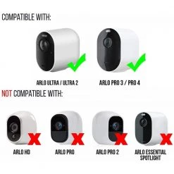 Wasserstein Arlo Ultra/Ultra 2 and Pro 3/Pro 4 Outdoor 16 ft. White Magnetic Charging Cable with Quick Charge Power Adapter (2-Pack) 14 Wasserstein Arlo Ultra/Ultra 2 and Pro 3/Pro 4 Outdoor 16 ft. White Magnetic Charging Cable with Quick Charge Power Adapter (2-Pack) -Safety & Security Tools Sales Shop wasserstein home safety accessories arloultraoutcaqc16ftwht2pusn fa 1000