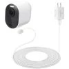 Wasserstein Arlo Ultra/Ultra 2 and Pro 3/Pro 4 Outdoor 25 ft. Magnetic Charging Cable with Quick Charge Power Adapter (White) -Safety & Security Tools Sales Shop wasserstein home safety accessories arloultraoutcaqc25ftwhtus 64 1000
