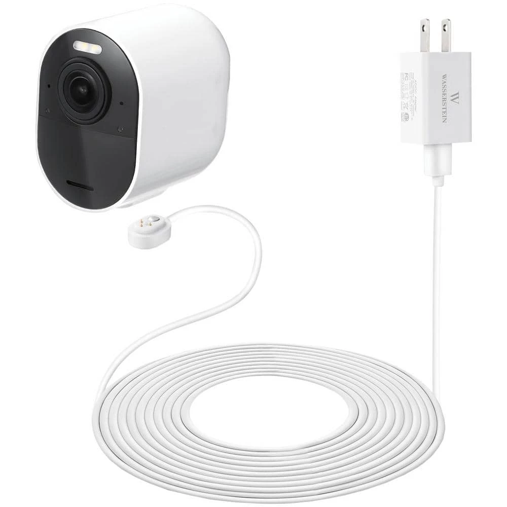Wasserstein Arlo Ultra/Ultra 2 and Pro 3/Pro 4 Outdoor 25 ft. Magnetic Charging Cable with Quick Charge Power Adapter (White) 3 Wasserstein Arlo Ultra/Ultra 2 and Pro 3/Pro 4 Outdoor 25 ft. Magnetic Charging Cable with Quick Charge Power Adapter (White)