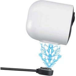 Wasserstein Solar Panel Compatible with Arlo Ultra/Ultra 2, Pro 3/Pro 4 and Arlo Floodlight Only with 13 ft. Cable (2-Pack, Black) -Safety & Security Tools Sales Shop wasserstein home safety accessories arloultrasolarblk2pkus 44 1000