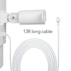 Wasserstein Solar Panel for Google Nest Cam Outdoor or Indoor, Battery 2.5-Watt Solar Power - Made for Google Nest (2 Pack) -Safety & Security Tools Sales Shop wasserstein home safety accessories nestout2solar2pkwhtusa fa 1000