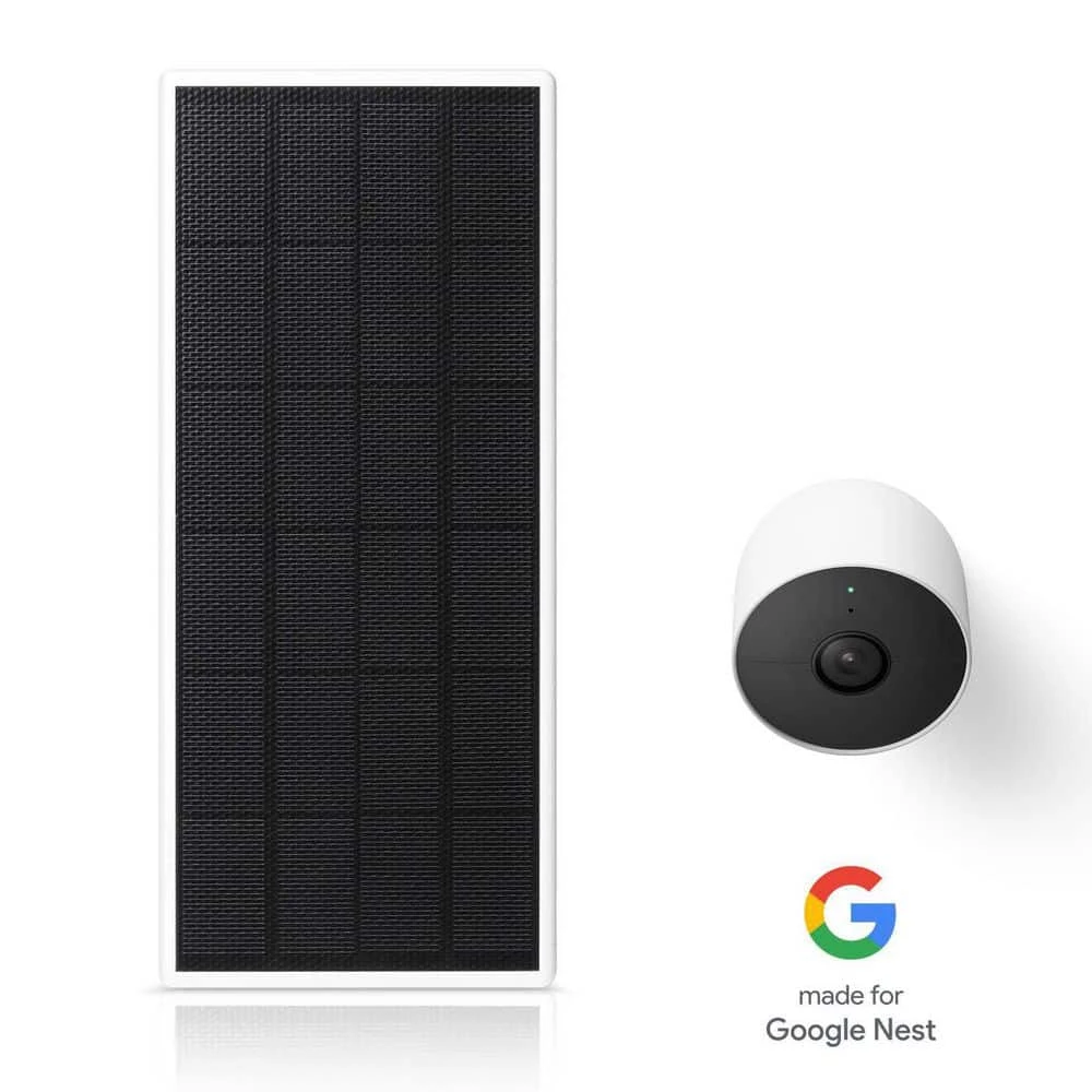 Wasserstein Solar Panel for Google Nest Cam Outdoor or Indoor, Battery - 2.5-Watt Solar Power - Made for Google Nest (3 Pack) 5 Wasserstein Solar Panel for Google Nest Cam Outdoor or Indoor, Battery - 2.5-Watt Solar Power - Made for Google Nest (3 Pack) - Image 3