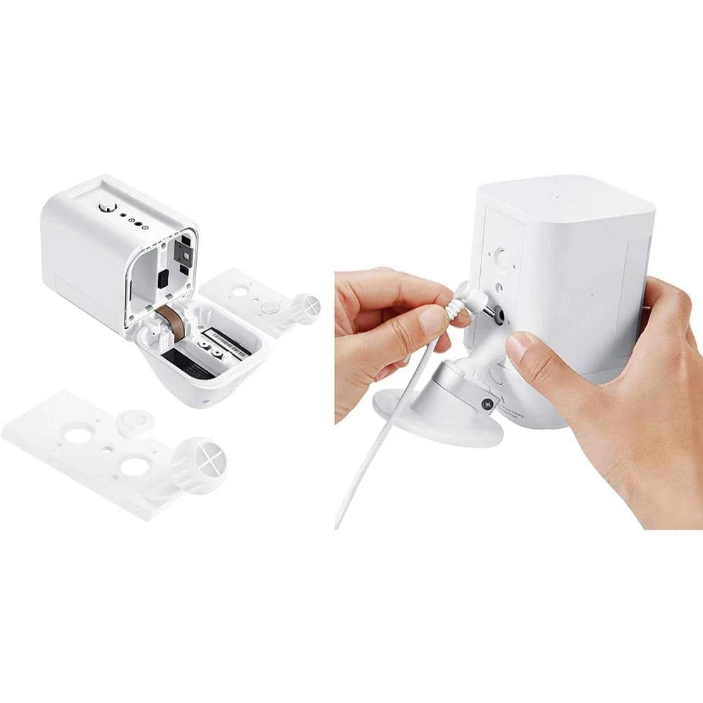 Wasserstein Solar Panel Compatible with Ring Spotlight Cam Battery and Ring Stick Up Cam Battery (1 Pack, White) 6 Wasserstein Solar Panel Compatible with Ring Spotlight Cam Battery and Ring Stick Up Cam Battery (1 Pack, White) - Image 4