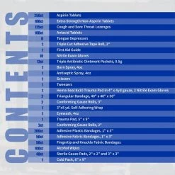 First Aid Only 3-Shelf 100-Person Metal Cabinet, OSHA, First Aid Kit (1092-Piece) -Safety & Security Tools Sales Shop whites first aid only first aid kits 247 o p 4f 1000