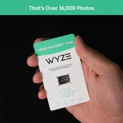 WYZE 128 GB MicroSD Card -Safety & Security Tools Sales Shop wyze home safety accessories wyzemsd128c10 4f 1000